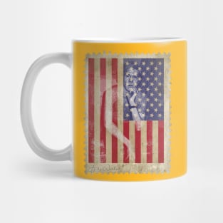 Andy Warhol USA flag Mug